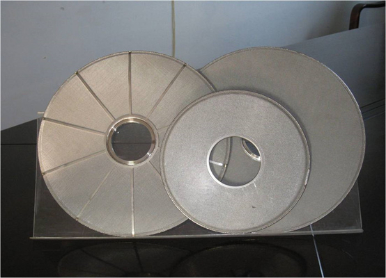 Spalten Sie Draht Mesh Filter Disc Struktur-Durchmessers 100mm der 0,5 Mikrometer-Edelstahl auf