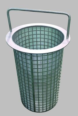 Unterbringender großer Durchmesser 304 oder 316 ISO-Edelstahl-Korb-Filter